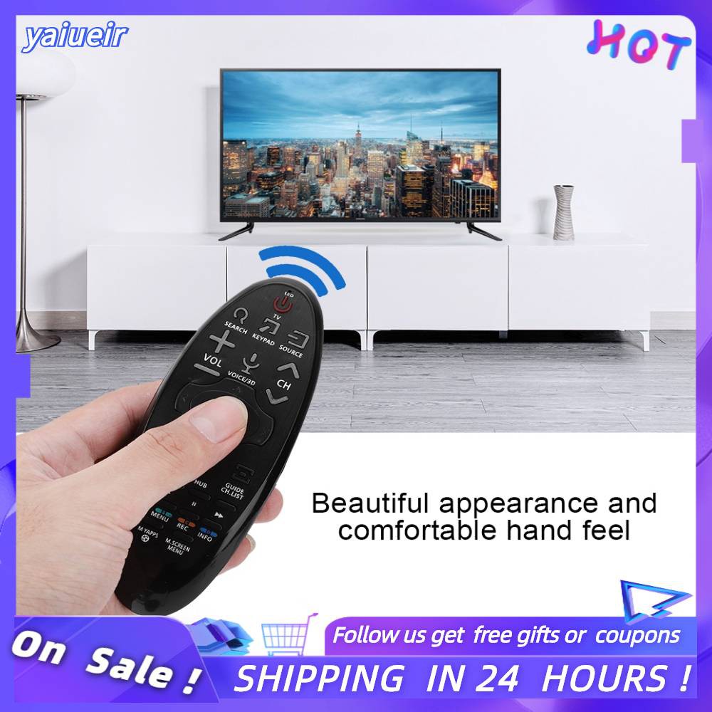 Remote điều khiển TV thông minh đa năng kích thước 13.2x5x2.3cm dành cho Samsung BN59-01185F BN59-01185D