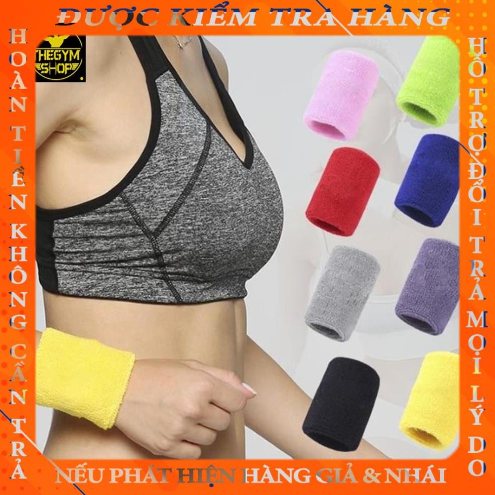 Băng đeo cổ tay cotton thể thao thấm mồ hôi qnguyen