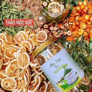 Mộc diệp trà ( chanh sả bạc hà/ cam sả bạc hà)