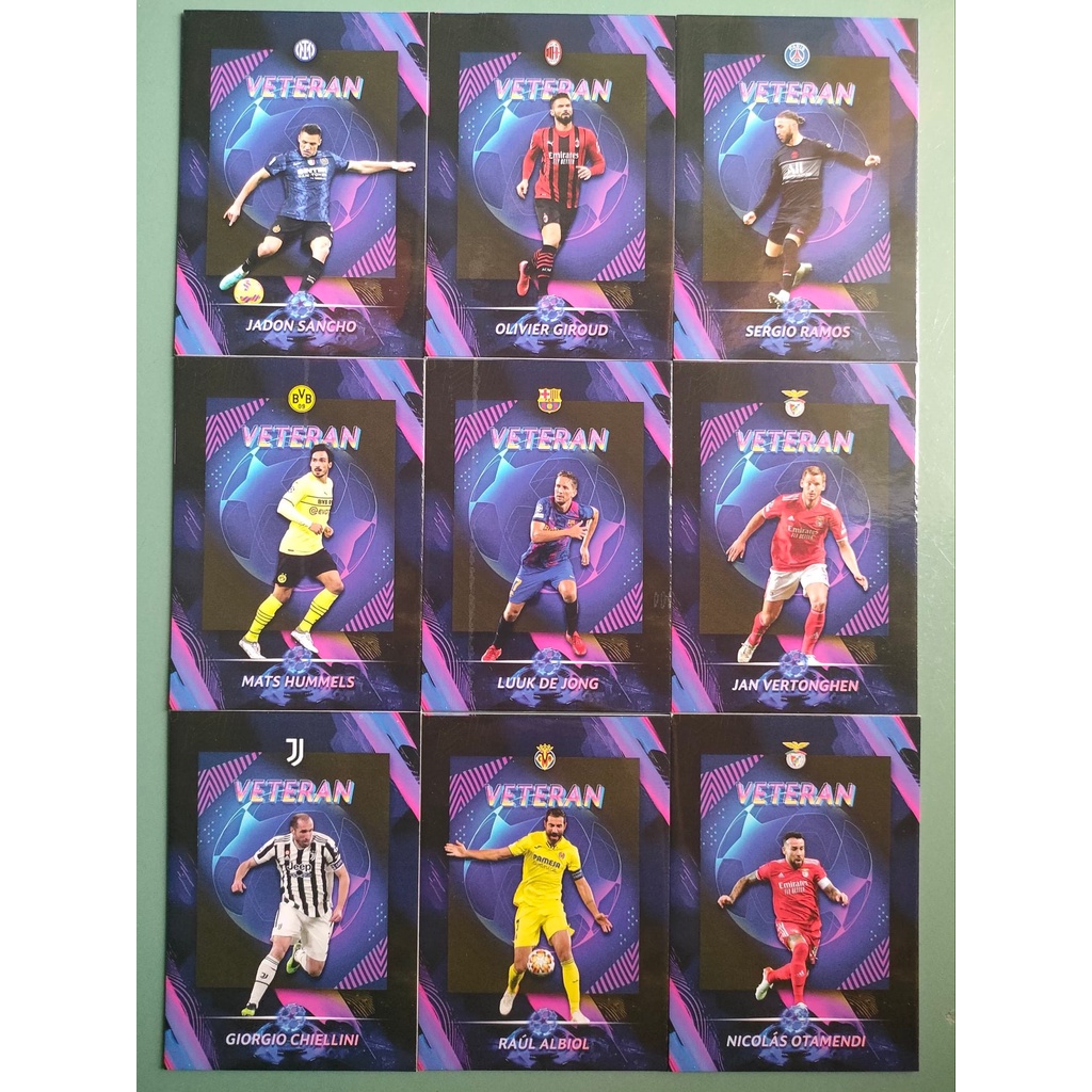 Thẻ SKY UCL VETERAN | Sergio Ramos, Chiellini, Sanchez, Vertonghen, Luuk De Jong, Hummels, Otamendi, Giroud, Raul Albiol