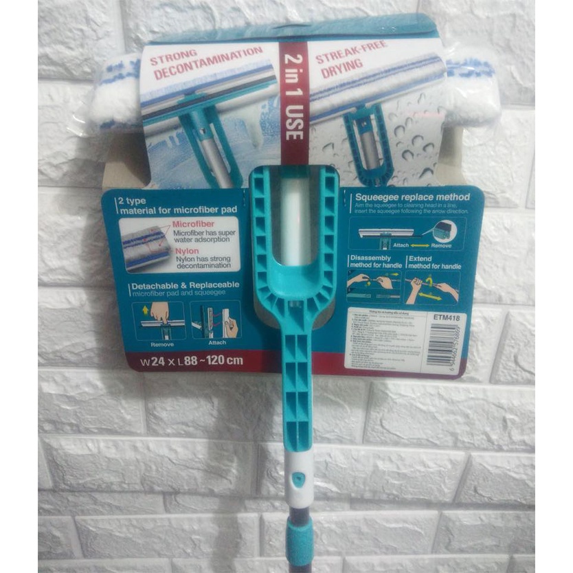 Cây Lau Kính Extendable Squeegee Lock&amp;Lock ETM418