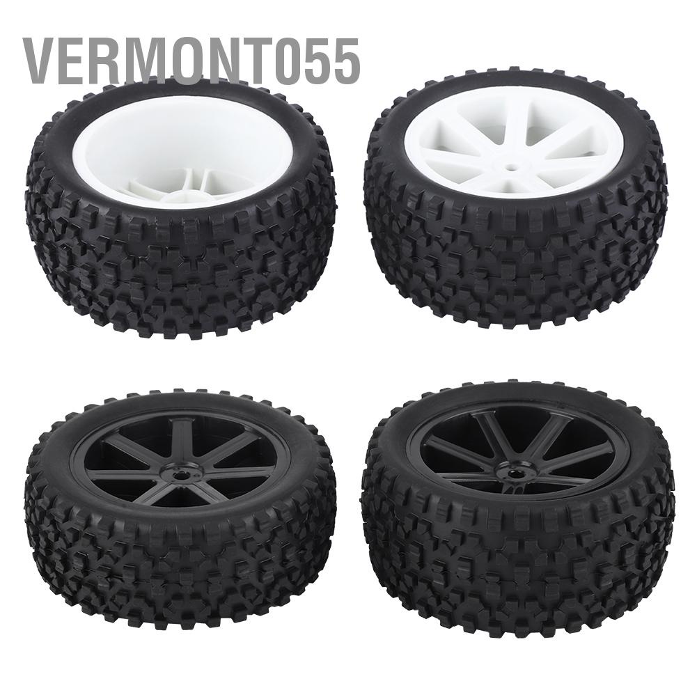 Hot Deals4 cái 1/10 RC Xe tải Lốp cao su Lốp bánh xe cho ZD Racing Xe bánh xíchSpot ExpressVermont055