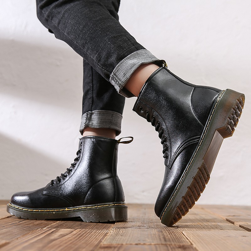 Winter boots high cut shoes yellow boots kasut boots Boots for men boots  booties Martin boots Ankle Boots high boots Martin boots black boots Chelsea boots Korean boots Waterproof boots men black boots for men Leather boots men boots Motorcycle boots men