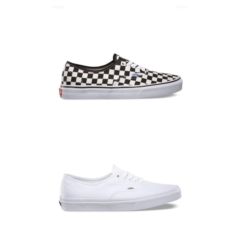 Giày Vans Chính Hãng Authentic Checkerboard Black white All White