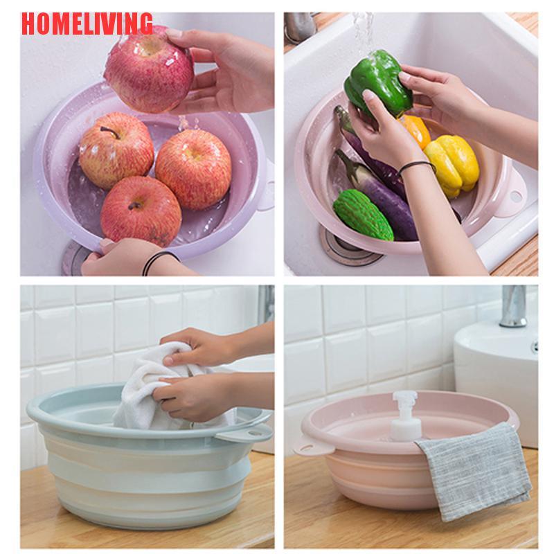 Chậu Rửa Chân Bằng Silicone Có Thể Gấp Gọn Tiện Lợi