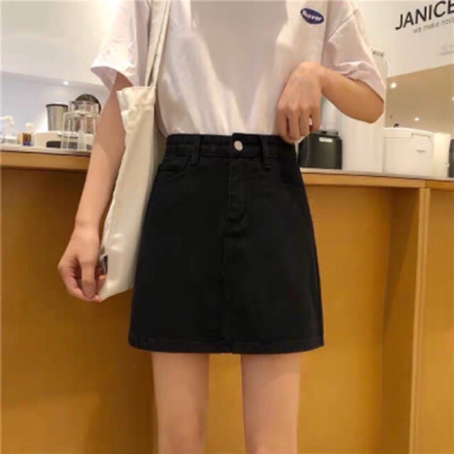 Chân Váy Chữ A Cạp Cao, Chân Váy Ngắn Kèm Quần Trong