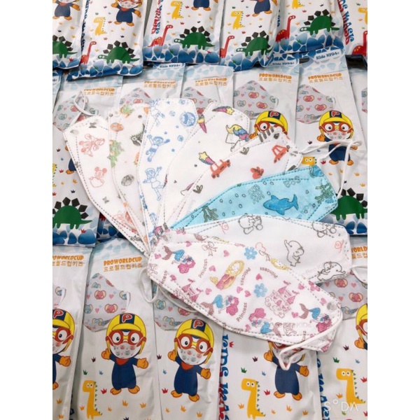 50 Cái Khẩu Trang KF94 Trẻ Em Bee Bee Kids