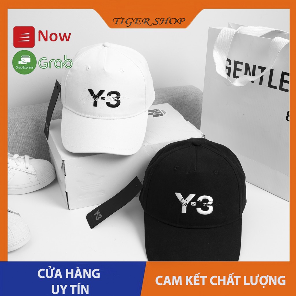 Mũ lưỡi trai nam Yohji Yamamoto hàng hiệu Nón kết đẹp chất vải kaki Y3 Baseball Logo Thêu
