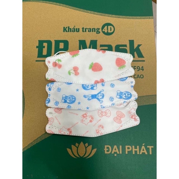 Set 10 khẩu trang KF94 cho người lớn và trẻ em