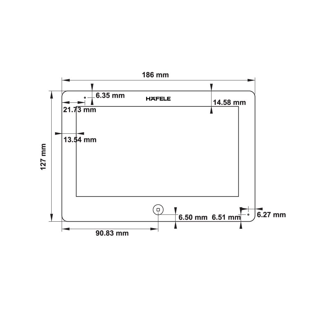 Màn hình cửa chuông cửa Hafele SVM-770HD/959.23.097- Hàng chính hãng