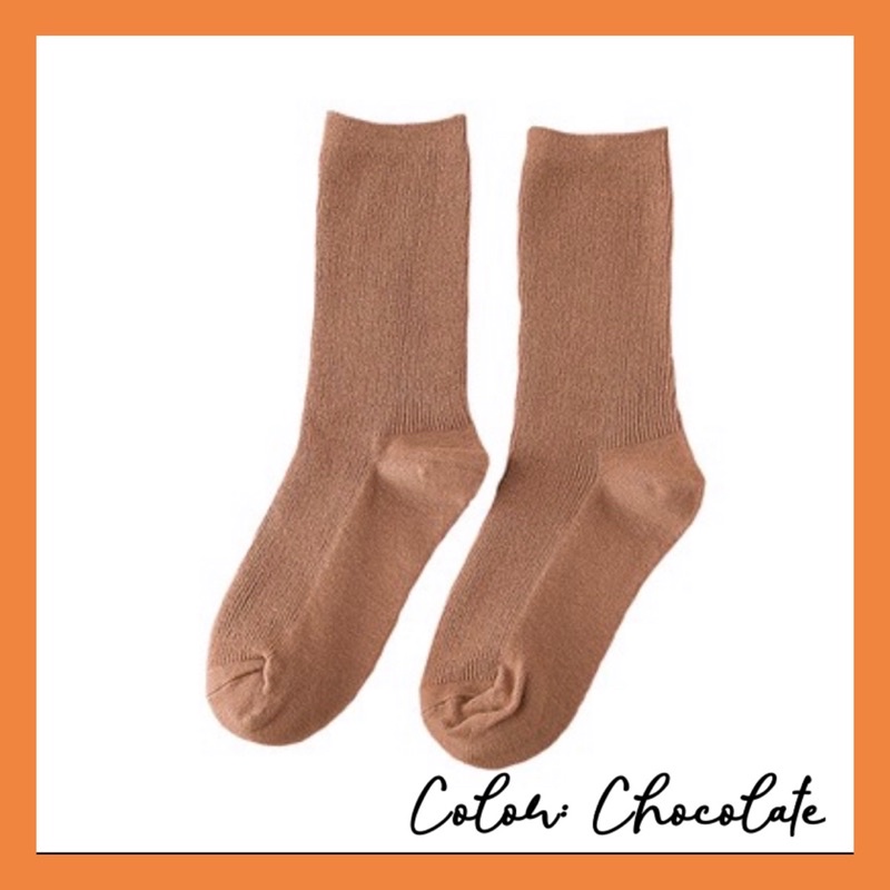TẤT NHÚN CAO CỔ PHONG CÁCH VINTAGE HÀN QUỐC CHẤT LEN ĐẸP NHIỀU MÀU HÀNG CHUẨN QUẢNG CHÂU