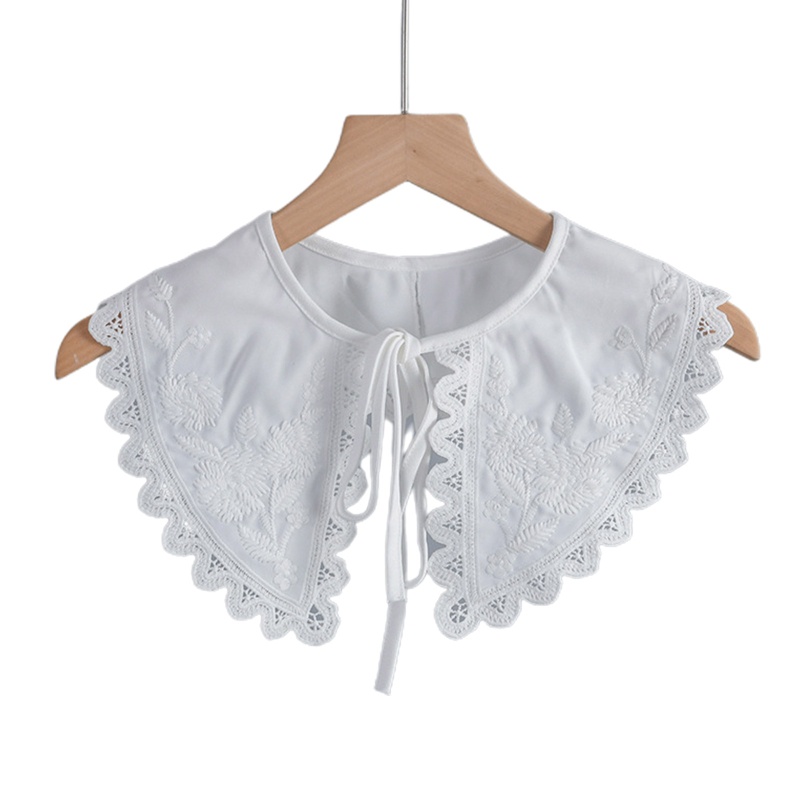 Áo Choàng Poncho Giả Thêu Hoa Phong Cách Cổ Điển Cho Nữ