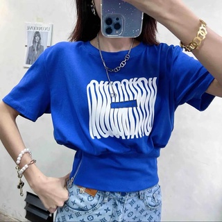 Áo Thun Cotton Ngắn Tay Cổ Tròn Có Khóa Kéo Thời Trang Cho Nữ