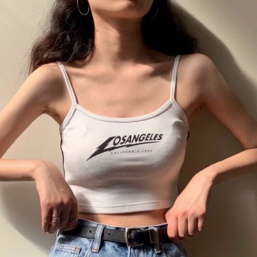 Áo dây in chữ Logsangeles1984