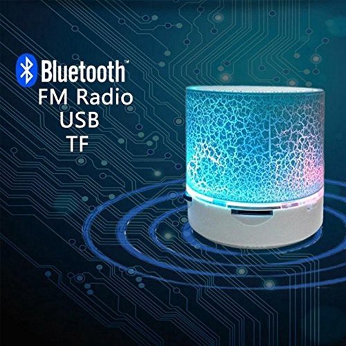 Loa Bluetooth Mini Có Đèn Led Nhiều Màu Hỗ Trợ Usb / Aux / Tf / Fm, sản phẩm mới nghe cực chất