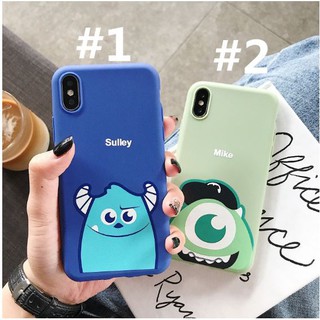 [iPhone] Ốp lưng iPhone in hình quái vật Mike và Sulley ngộ nghĩnh cho iP5 5S 6/6S 6/6S PLUS 7/8 7/8 PLUS - Ốp iPhone