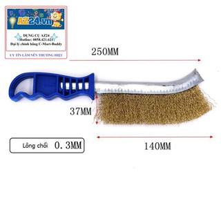 Bàn chải sắt C-MART E0001 chiều dài 250mm (dungcucamtay1808)