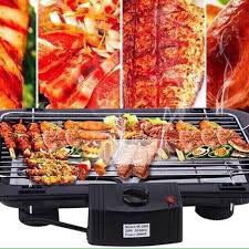 Bếp Nướng Điện Không Khói - Bếp Nướng Điện Chống Cháy Bảo Vệ Sức Khỏe Electric Barbecue Grill