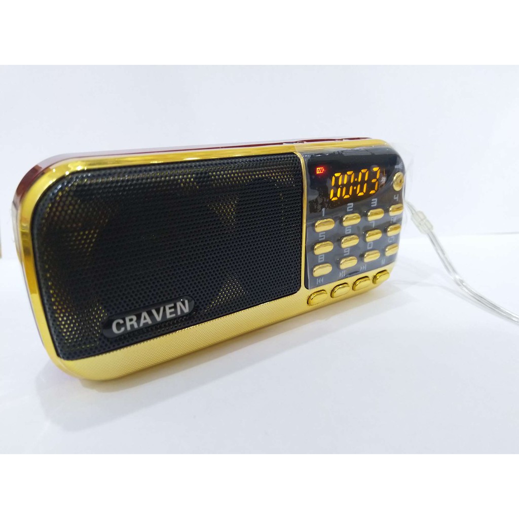 Loa thẻ nhớ Craven CR-836 - Tặng kèm thẻ nhớ 4GB OEM