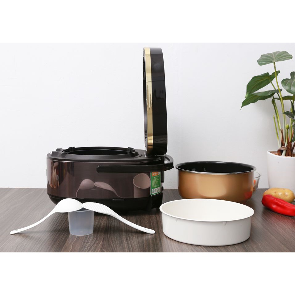 Nồi cơm điện cao tần Kangaroo 1.8 lít KG599N Chính Hãng trưng bày mới 99%-Lòng nồi bằng hợp kim nhôm 7 lớp,dày 2 mm
