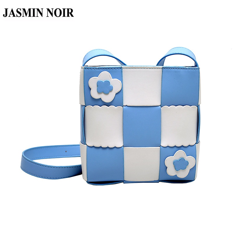 Túi Đeo JASMIN NOIR Chéo Dệt Hoa Thiết Kế Xinh Xắn Thời Trang Cho Nữ