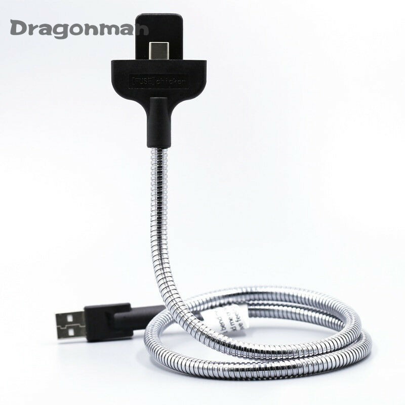 Lazy Bracket Charging Cable Anti-Fracture Car Dock Flexible Stand Up Phone Data Cable Holder