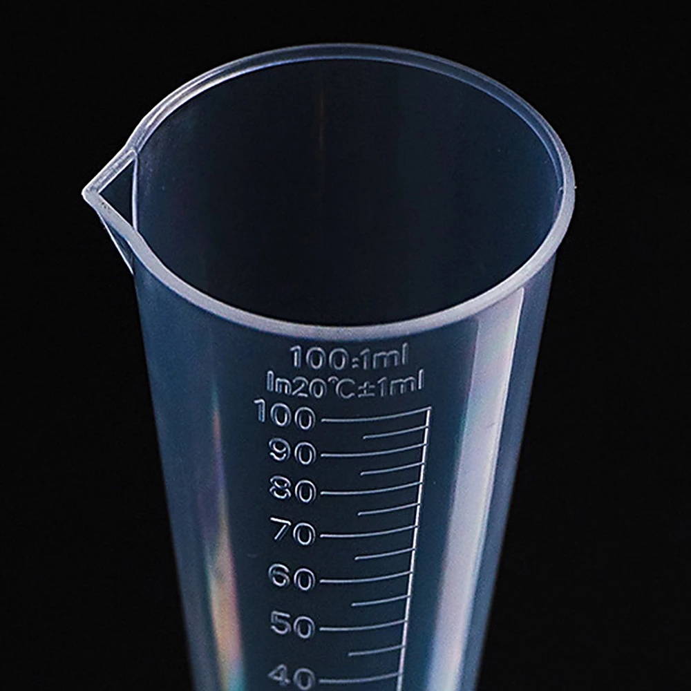 Cốc đo lường từ nhựa trong suốt có thể tái sử dụng dung tích 100ml