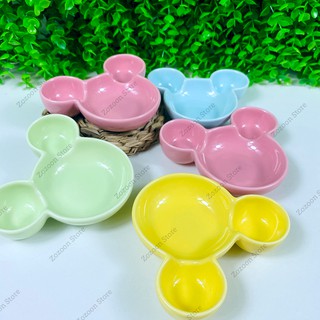 Bát sứ ăn dặm mini cho bé hình Mickey 60ml