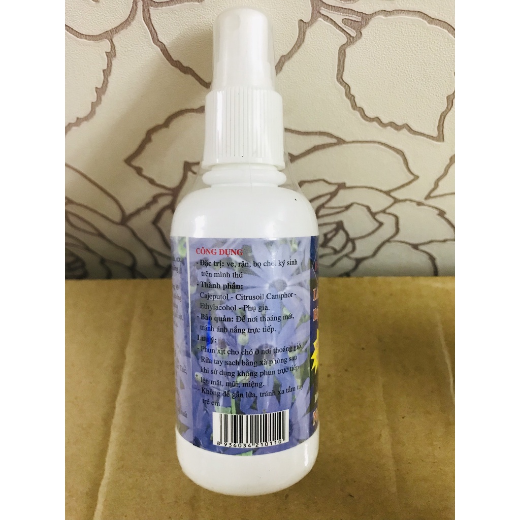 Nước hoa One 10x dành cho chó mèo làm hết ve, rận, bọ chét