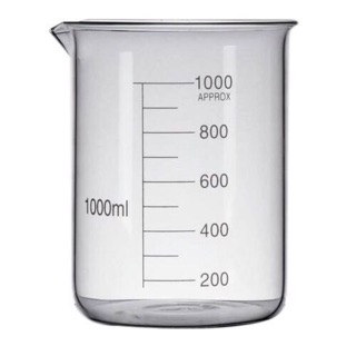 Cốc thuỷ tinh có mỏ chia vạch 1000ml