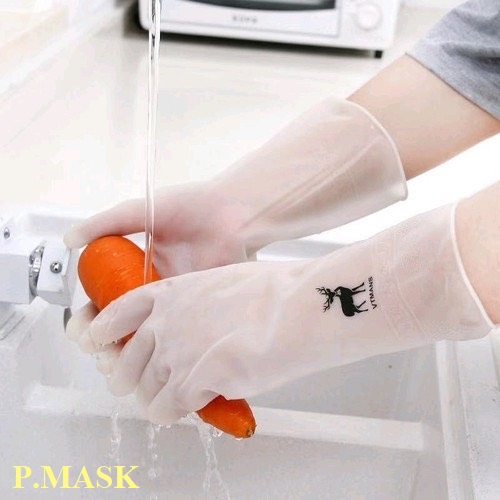 Găng tay cao su Con Hươu tiện lợi giúp bảo vệ tay khi làm việc nhà