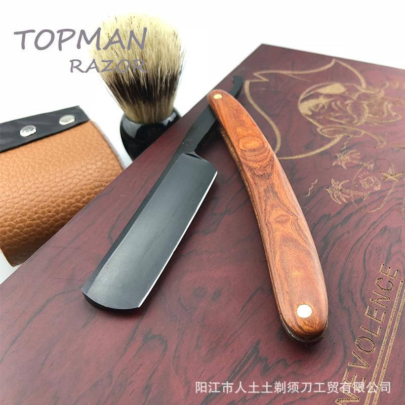 Bộ đồ cạo râu cao cấp hộp gỗ Topman