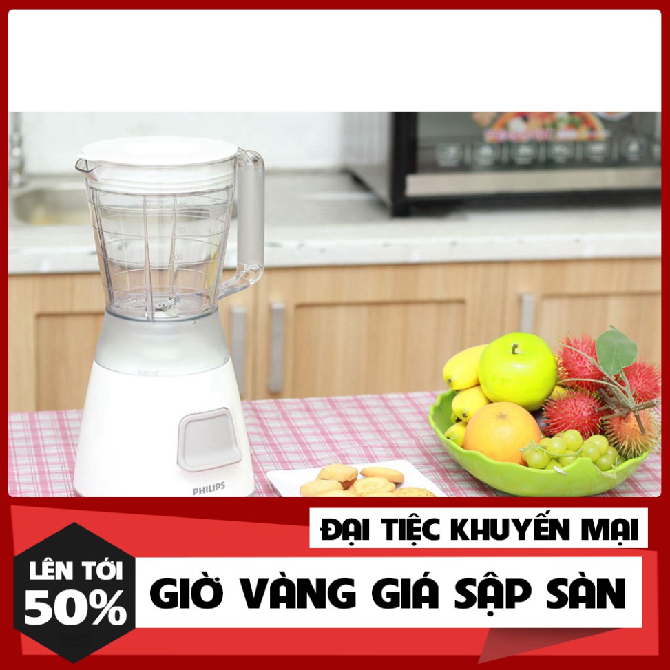 Máy xay sinh tố Philips HR2051 Trắng xám