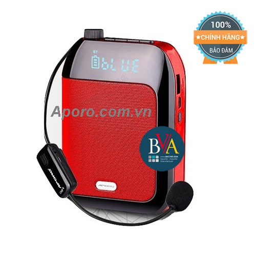 Máy trợ giảng Aporo T20 Bluetooth 2.4GHz, Mic không dây, chính hãng