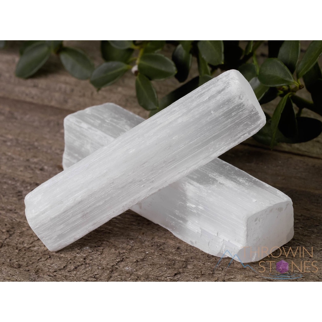 Đá Thanh Tẩy Selenite Thanh 10cm, từ trường phong thuỷ, bảo vệ không gian - THẢO MỘC XÔNG NHÀ