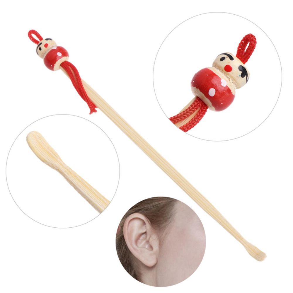 (Hàng Mới Về) Set 10 Dụng Cụ Lấy Ráy Tai Mini Hình Búp Bê Dễ Thương