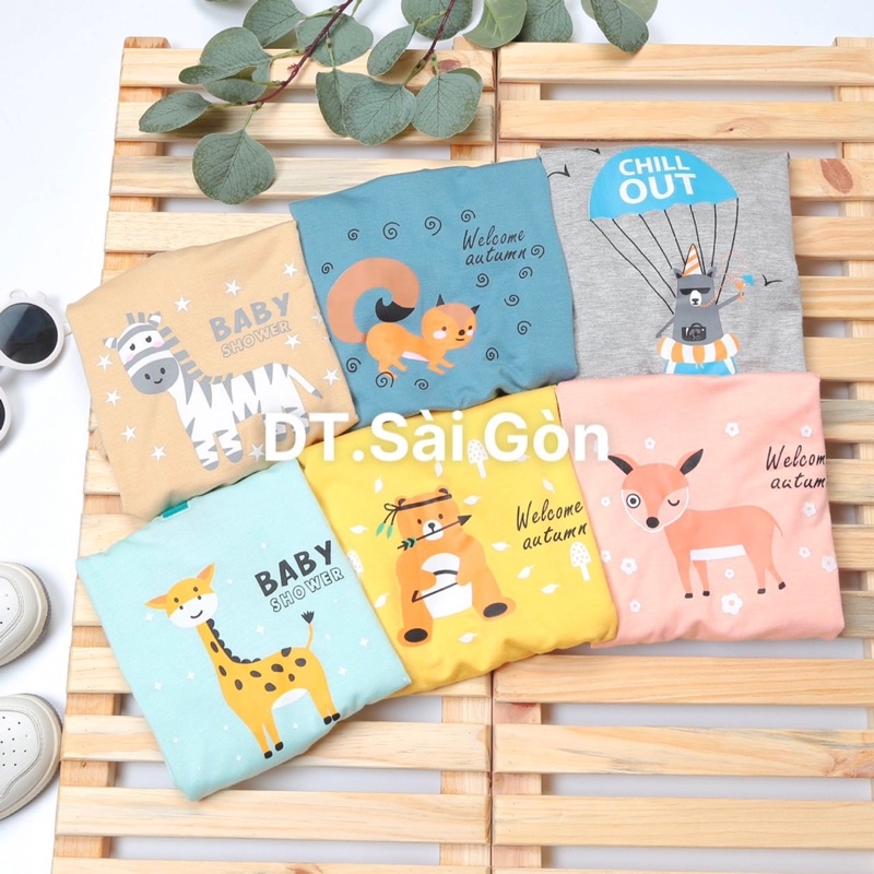 ÁO DÀI TAY THUN LẠNH CHO BÉ TRAI/ GÁI (6-18kg)