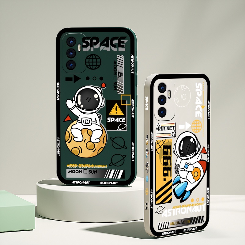 Ốp Điện Thoại silicon mềm ốp lưng phi hành gia Nasa thích hợp cho Vivo V21 V21e 4G/5G V23 V23E Y71T Y73 V15 pro