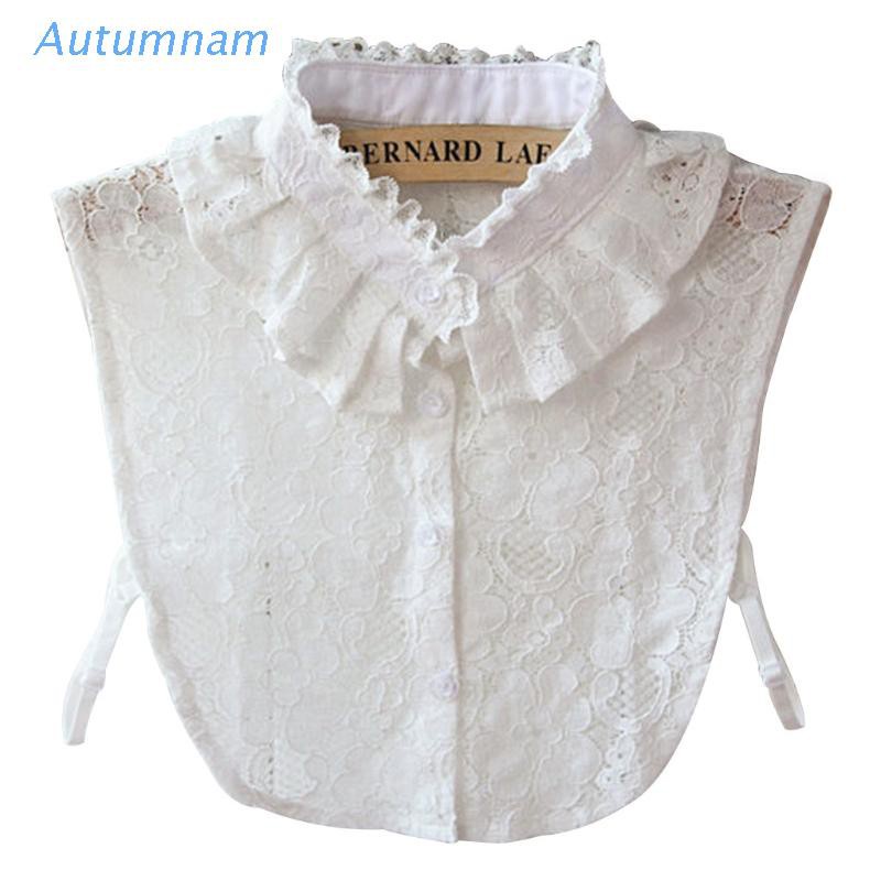 Cổ Áo Sơ Mi Giả Màu Sắc Thời Trang Cho Nữ