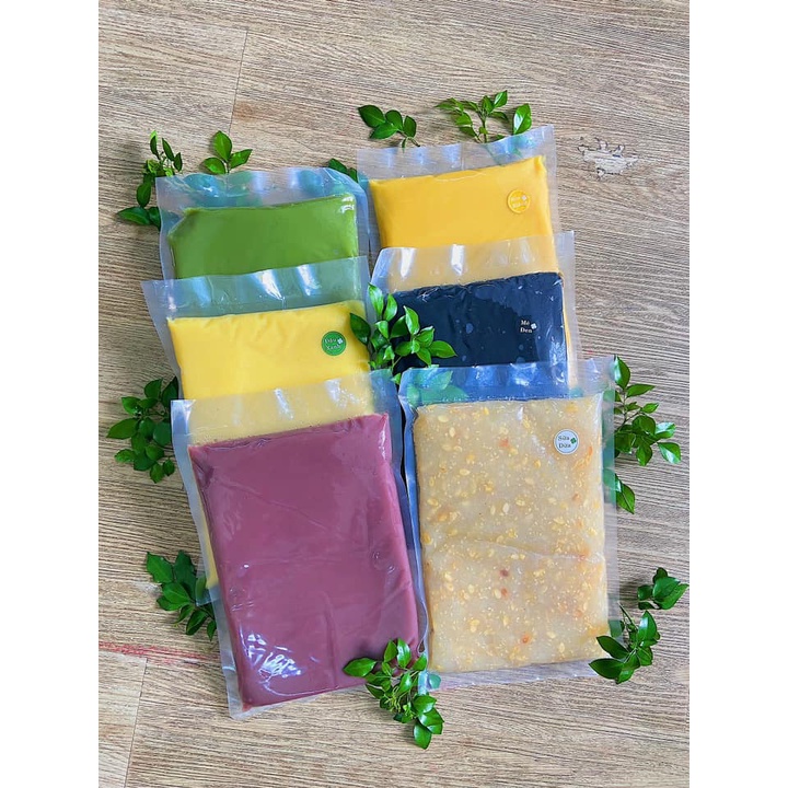 Nhân bánh trung thu (Đậu xanh, sữa dừa, khoai môn, sầu riêng, mè đen, trà xanh)