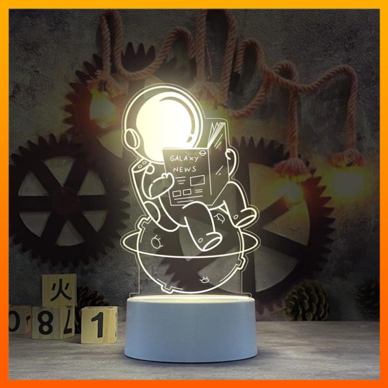 Đèn ngủ 3D Hình Thù Đáng Yêu Trang Trí Phòng Ngủ