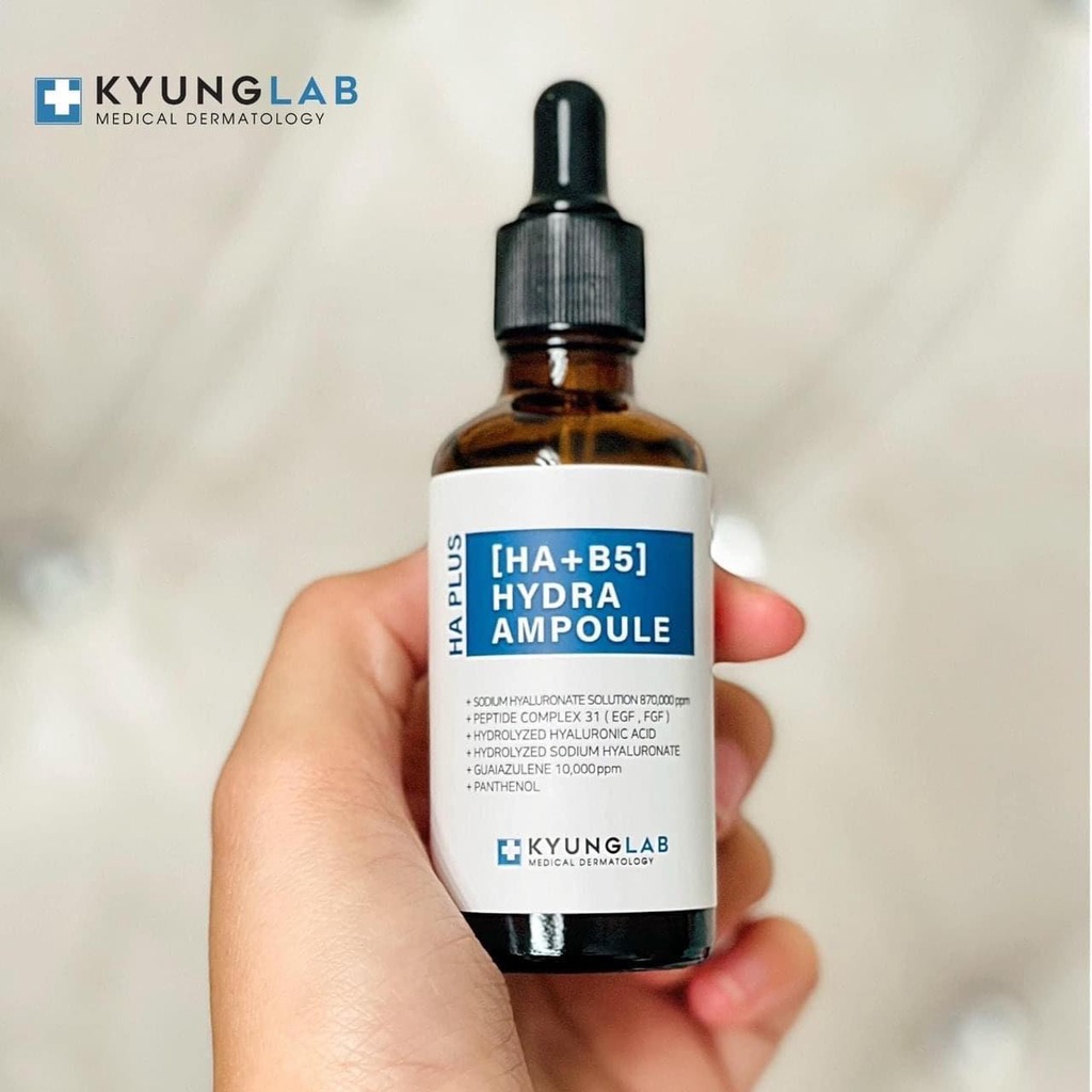 Tinh Chất Cấp Ẩm Căng Bóng Da KyungLab HA + B5 Hydra Ampoule - 50ml