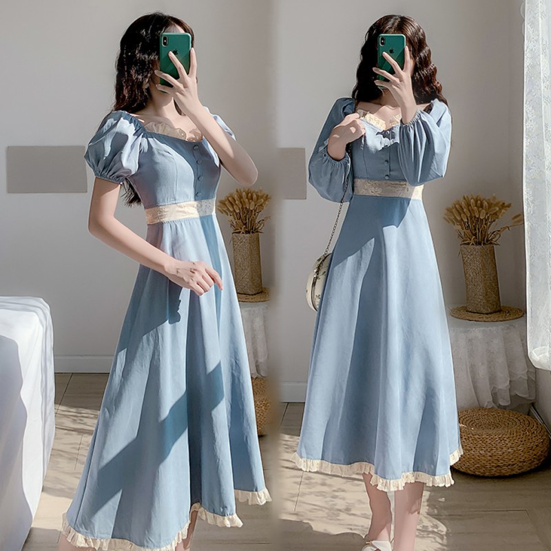 Đầm dài NRVP phong cách Pháp thời trang cho nữ