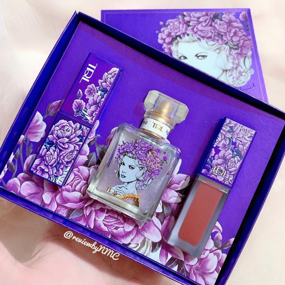 Set Miss Orchid 3 món Son Thỏi - Son Kem - Nước Hoa, hàng chất lượng nội địa