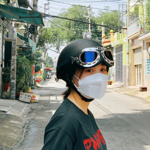 Mũ bảo hiểm nửa đầu SRT tem các loại in nhiệt SRT freesize