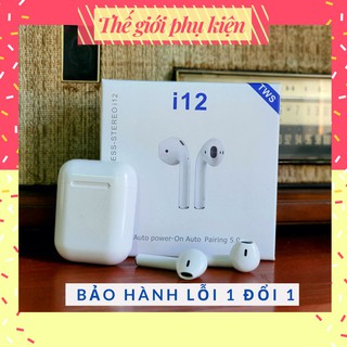 Tai nghe Bluetooth 💖FREESHIP💖Giảm 10K Khi Nhập [tai nghe i12] tai nghe không dây I12
