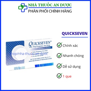 1 Que thử thai QUICKSEVEN test nhanh chính xác tiện lợi , che tên