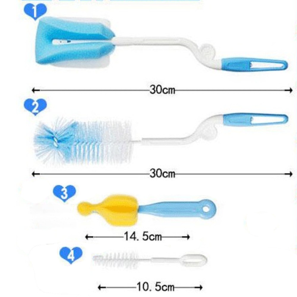 Cọ rửa bình sữa 4 chi tiết