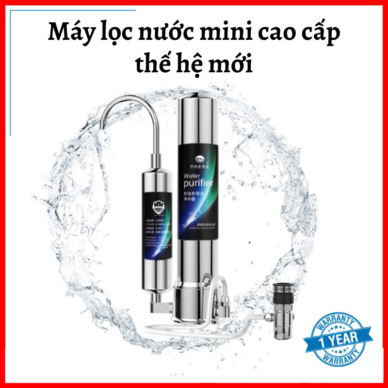 Máy lọc nước mini tiện dụng cao cấp tại vòi water purifier - Lõi lọc than hoạt tính đem lại nguồn nước tinh khiết TA9