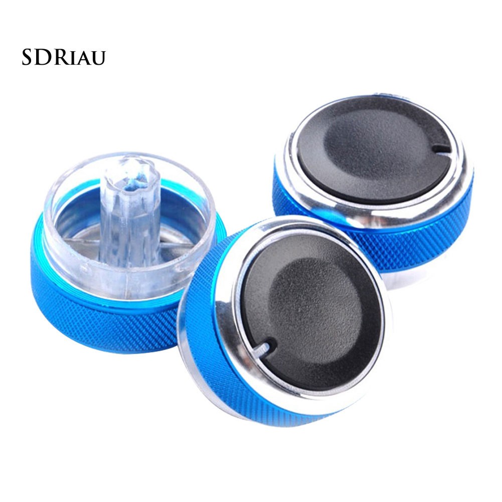 Set 3 núm công tắc điều khiển điều hòa xe hơi sành điệu 3 trong 1 cho Ford Focus 2 3 Mondeo